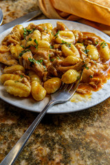 Hungarian Chicken Paprikash Gnocchi