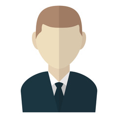 Businessman avatar cartoon design