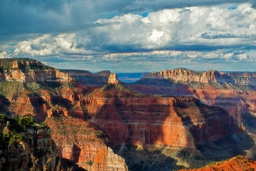 Mt Haden from the North Rim of the Grand Canyon