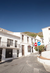 Obraz premium building in the spanish town of mijas
