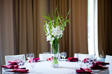 smple flower arrangement on a table