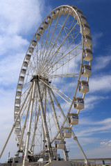 Ferris wheel in Marseille, France.