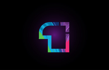 colored number 1 for company logo icon