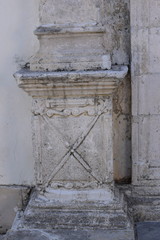 marble decoration from a Greek orthodox church in Zakynthos island