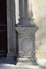 marble decoration from a Greek orthodox church in Zakynthos island