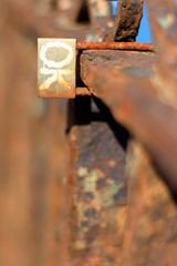 Worm and rust fence