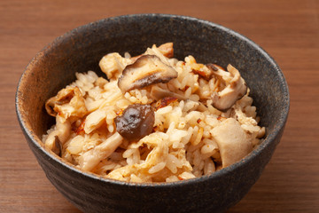 きのこの炊き込みご飯