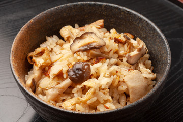きのこの炊き込みご飯