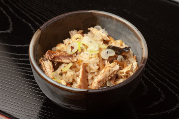 秋刀魚の炊き込みご飯