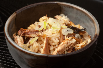 秋刀魚の炊き込みご飯