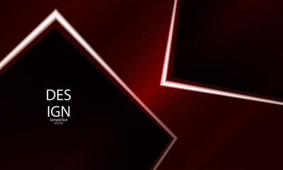 Geometric red dark texture design with abstract arrows