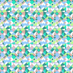 Seamless geometrical mosaic pattern background - abstract colorful vector graphic