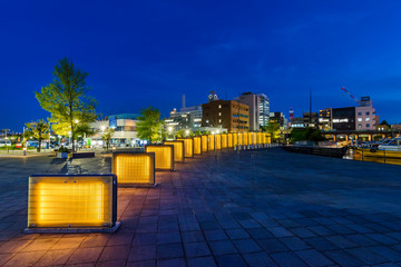 横浜 象の鼻パークの夜景