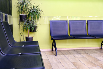 Naklejka premium Holiday destination. Customer service center in the shopping complex.