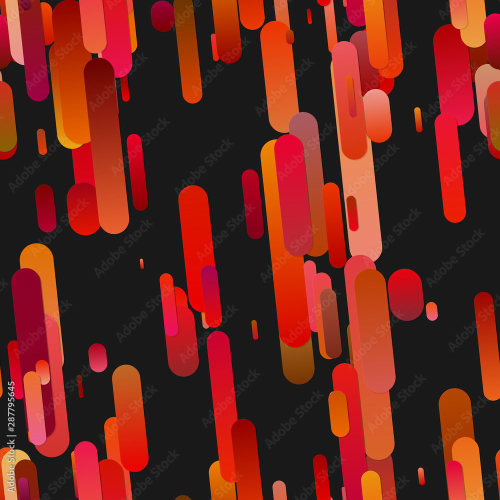 Poster red modern gradient background with seamless stripe pattern - vector design