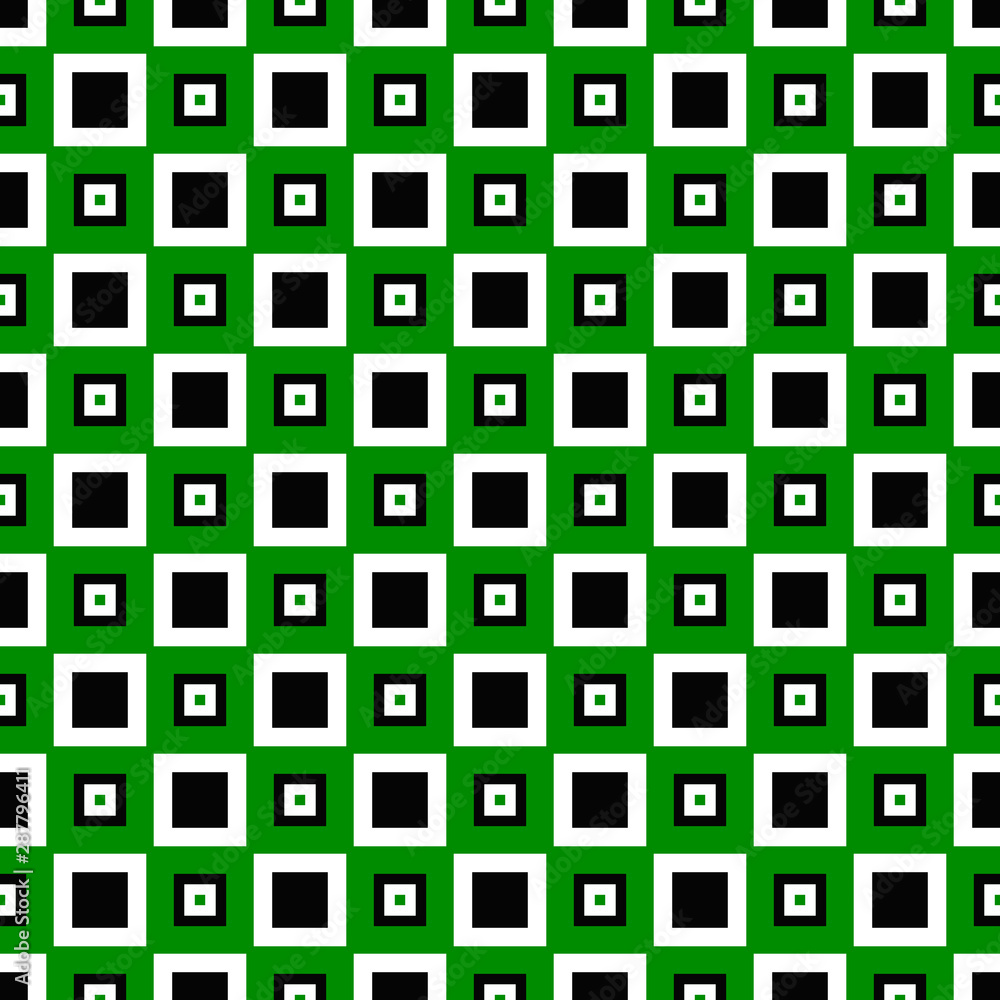 Poster simple seamless pattern - vector square background illustration
