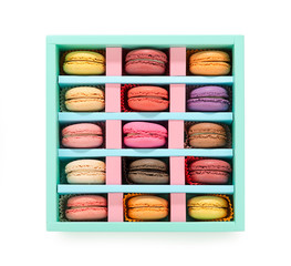 Colorful French Macaroons 