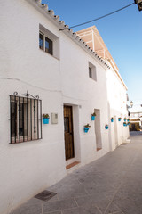 building in the spanish town of mijas