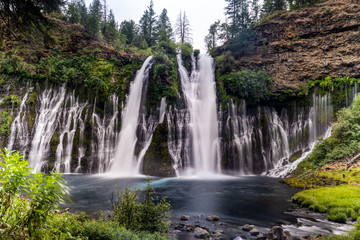 Fototapeta na wymiar McArthur Burney Falls waterfall in California