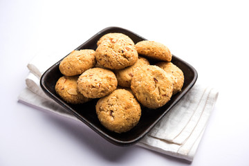 Nan khatai or Nankhatai is an authentic Indian sweet and savory eggless cookie loaded with dry fruits 