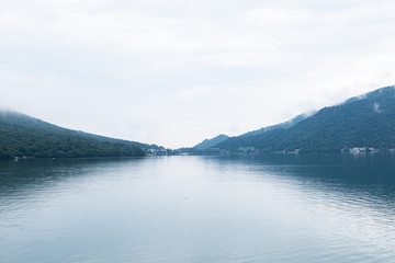 中禅寺湖周辺の風景