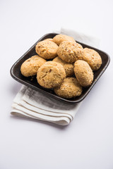 Nan khatai or Nankhatai is an authentic Indian sweet and savory eggless cookie loaded with dry fruits 