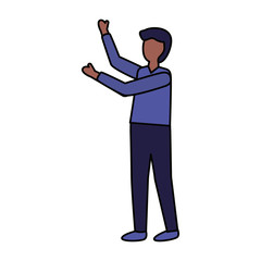 Isolated avatar man vector design