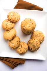 Nan khatai or Nankhatai is an authentic Indian sweet and savory eggless cookie loaded with dry fruits 