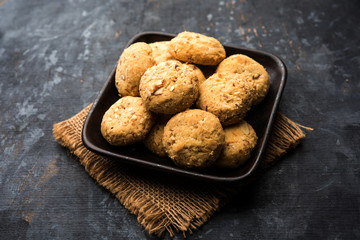 Nan khatai or Nankhatai is an authentic Indian sweet and savory eggless cookie loaded with dry fruits 