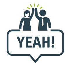 speech bubble yeah.eps