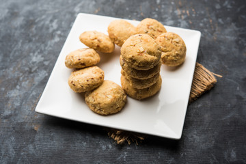Nan khatai or Nankhatai is an authentic Indian sweet and savory eggless cookie loaded with dry fruits 