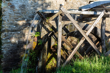 Working watermill wheel © raquel