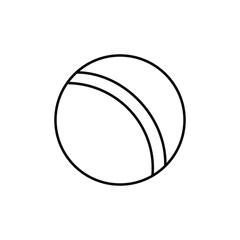vector ball icon. cartoon ball 