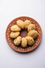 Nan khatai or Nankhatai is an authentic Indian sweet and savory eggless cookie loaded with dry fruits 