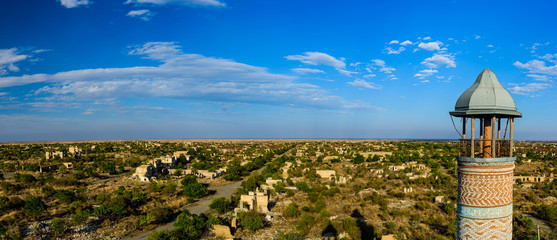 Panorama Agdam city ruin - 287801259