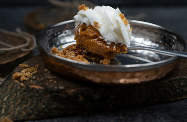 Pumpking Pie Dessert Served in a Glass