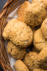 Nan khatai or Nankhatai is an authentic Indian sweet and savory eggless cookie loaded with dry fruits 