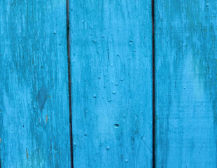 Texture - boards painted in turquoise color