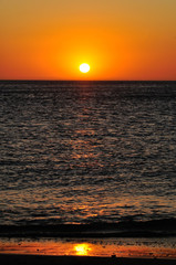 Ocaso en Costa Ballena, Cádiz