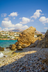 Paros - Kykladen - Fels am Stran