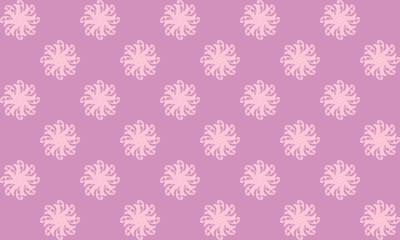 Flower Shape Pattern Background