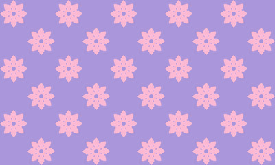 Flower Shape Pattern Background