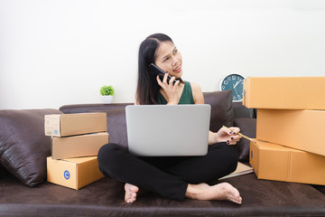 woman with laptop