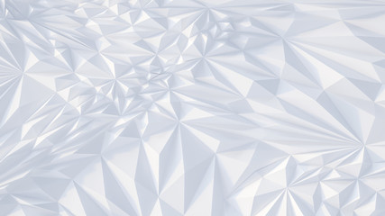 White backround. Abstract Illustration. Parametric Low poly triangle