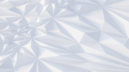 White backround. Abstract Illustration. Parametric Low poly triangle