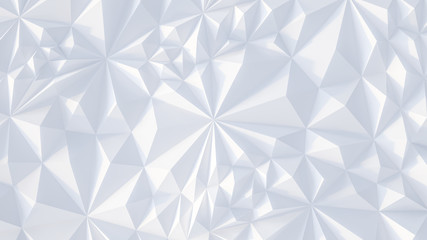 White backround. Abstract Illustration. Parametric Low poly triangle