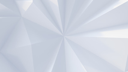 White backround. Abstract Illustration. Parametric Low poly triangle