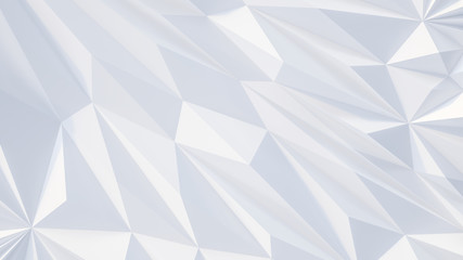 White backround. Abstract Illustration. Parametric Low poly triangle