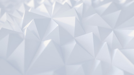 Obraz premium White backround. Abstract Illustration. Parametric Low poly triangle