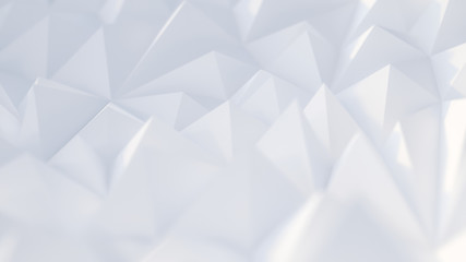 White backround. Abstract Illustration. Parametric Low poly triangle